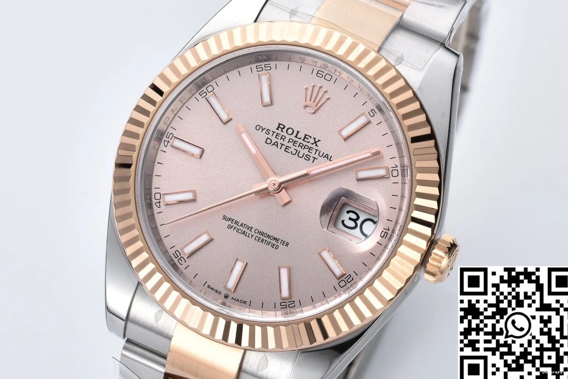 Factory Clean Dial Datejust Rolex M126331-0009 Pink 0226